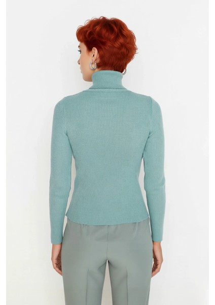 Kadınlara Özel Fitted Balıkçı Yaka Uzun Kollu Basic Triko Kazak Kış Günleri Için Ideal Akrilik fırsatları