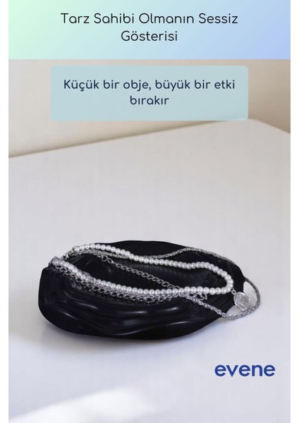 Takı Organizer Makyaj Düzenleyici Kozmetik Organizer Dekoratif Tabak Siyah Renk Model 26 indirimleri