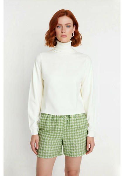 Kadın Oversize Balıkçı Yaka Basic Triko Kazak Kışlık Soğuk Havalar Için Ideal Şıklık ve Rahatlık fiyatları