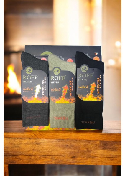 Roff Erkek Termal Havlu 3 Lü Çorap fiyatları