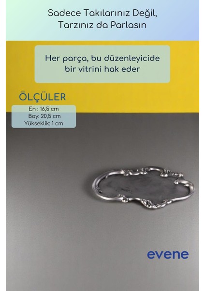 Takı Organizer Makyaj Düzenleyici Kozmetik Organizer Dekoratif Tabak Beyaz Renk Model 31 modelleri
