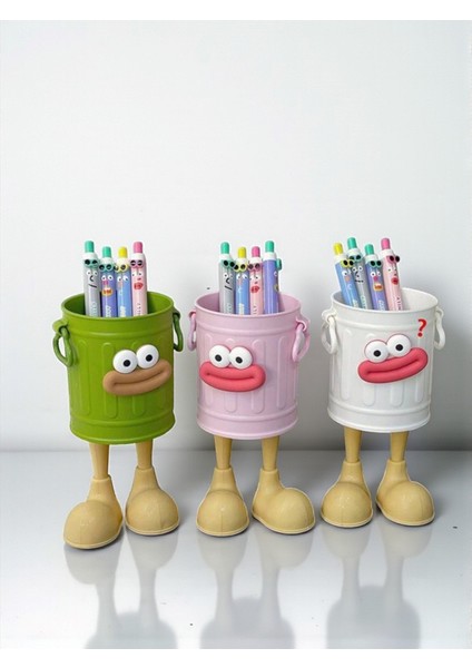 Kendin Yap (Dıy) Sevimli Bacaklı Kova Kalemlik - 6 Parça / 6 Renk Seçeneği (Yükseklik 15,5 Cm) fırsatları