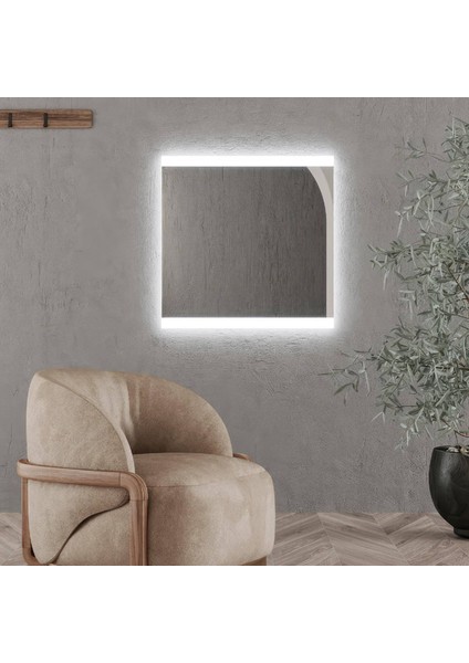 Dairesel LED Işıklı Modern Ayna – Minimalist Duvar ve Banyo Aynası modelleri