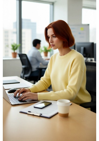 Kadın Oversize Düşük Kollu Bisiklet Yaka Düz Triko Kazak Kışlık Kombinlerin Vazgeçilmezi Kaliteli modelleri