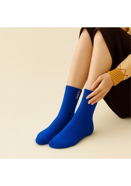 Termal Özellikli Bambu 2x Korumalı (3 Çift) Kadın Soft Renkli Kışlık Havlu Soket Çorap indirimleri