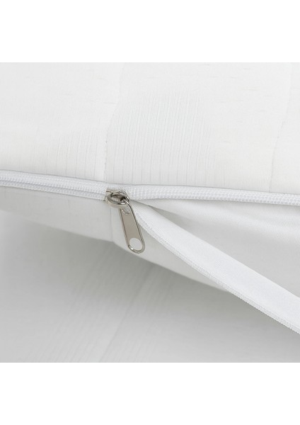 Yastık Alezi Seti Pamuklu 4’lü Kapitone Yastık Koruyucu Beyaz fiyatları