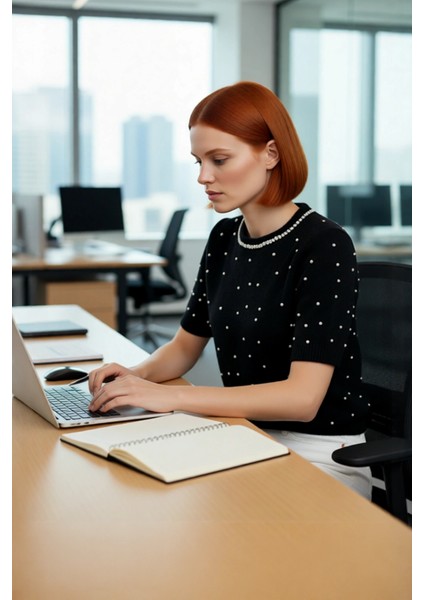 Kadın Nakışlı Işlemeli Bisiklet Yaka Kısa Kol Crop Triko Kazak Ilkbahar Sonbahar Şıklığına Zarif modelleri