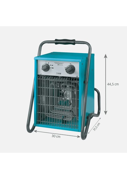 Ipx4 5000W Termostatlı Şantiye Isıtıcısı