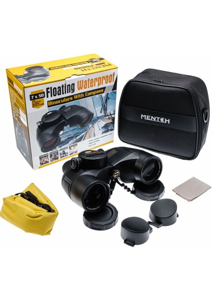 7X50 Profesyonel Dürbünü 1000M/132M Su Geçirmez Siyah indirimleri