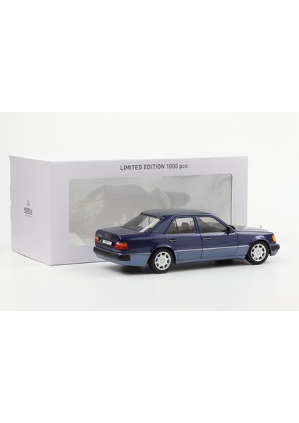 1:18 Norev 1990 Mercedes Benz 500E W124 5.0 V8 Nautic Blue modelleri