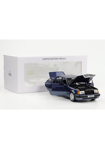 1:18 Norev 1990 Mercedes Benz 500E W124 5.0 V8 Nautic Blue fırsatları
