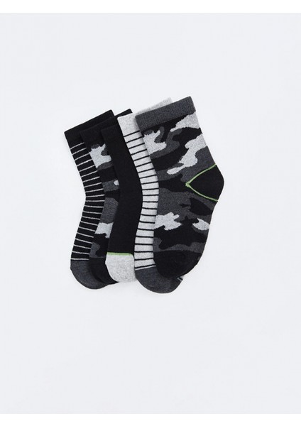 Lcw Kids Karışık Çizgili Erkek Çocuk Soket Çorap 5'li fiyatları