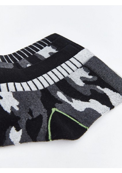 Lcw Kids Karışık Çizgili Erkek Çocuk Soket Çorap 5'li modelleri