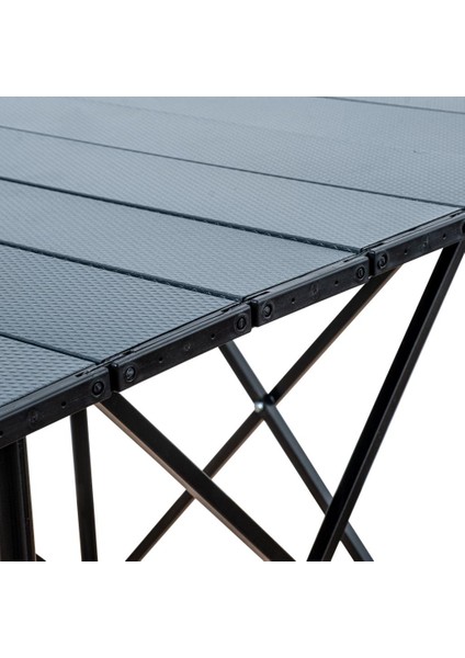 Katlanabilir Alüminyum Kamp ve Piknik Masası - Akordion - Antrasit - (54024) indirimleri