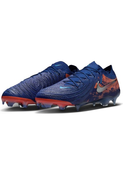 Phantom Gx Elite Fg Erling Haaland Mens Football Shoes Profesyonel Çim Saha Kramponu Lacivert modelleri