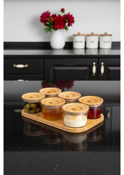 Lincoln - 13 Parça Cam Kahvaltılık Takımı