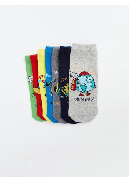 Lcw Kids Karışık Desenli Erkek Çocuk Soket Çorap 7'li fiyatları