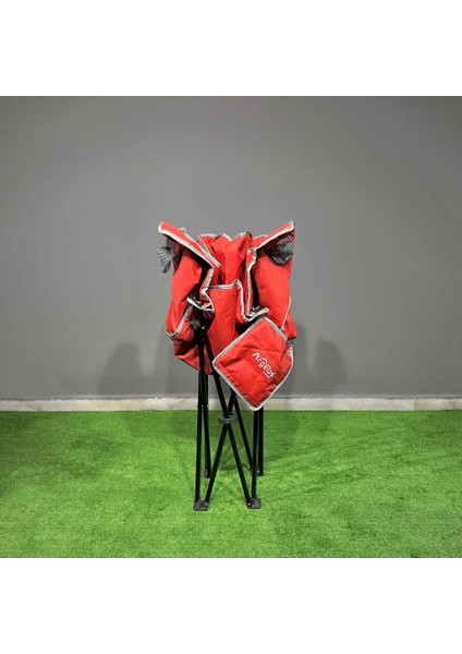 Nevgrande Comfort Katlanabilir Kamp Sandalyesi Kırmızı fırsatları