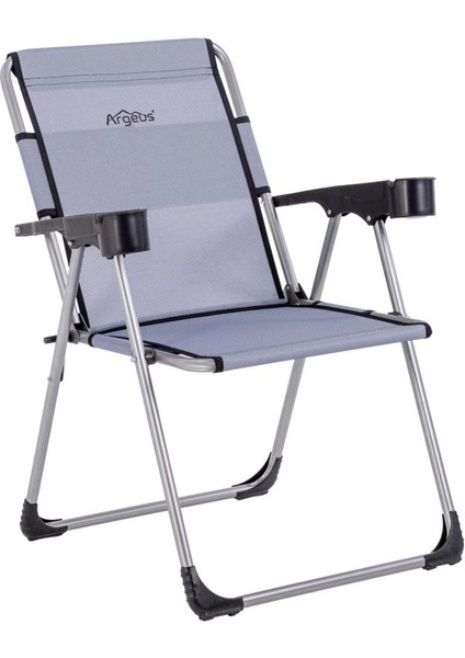 Katlanabilir Piknik ve Kamp Sandalyesi - Bardaklıklı - Rock - Lacivert (A-26-R2)- 140KG Taşıma