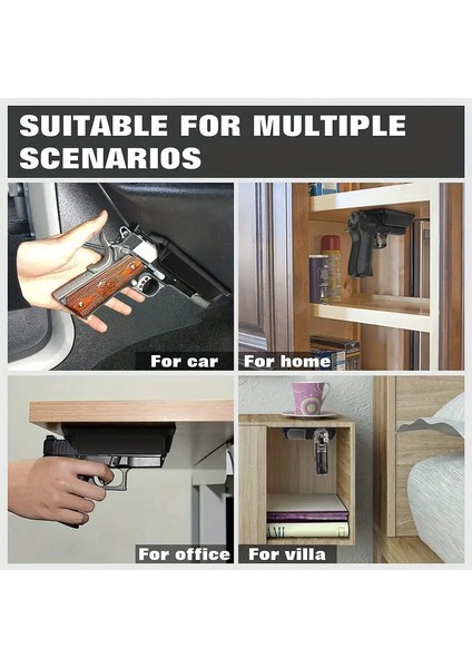 Manyetik Mıknatıslı Sılah ve Ekipman Tutucu