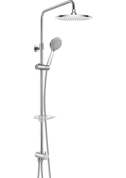 E.c.a Niobe Teleskobik Kolonlu Banyo Tepe Duş Seti Yuvarlak Takım 102158039