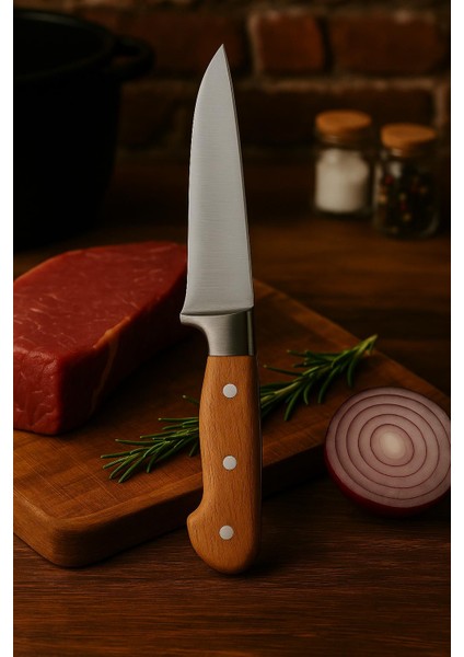 Paslanmaz Çelik Sürmene Kasap Bıçağı