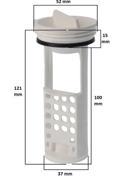 Arçelik Uyumlu ARY4450SJ Çamaşır Makinesi Pompa Filtre Kapağı modelleri