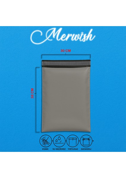 Baskısız Gri Renk Cepsiz 0,5 Mikron 30*38+5 Ölçülerinde Kargo Poşeti 100 Adet Dayanıklı Sızdırmaz Esnek ve Ekonomik Kargo Poşeti modelleri