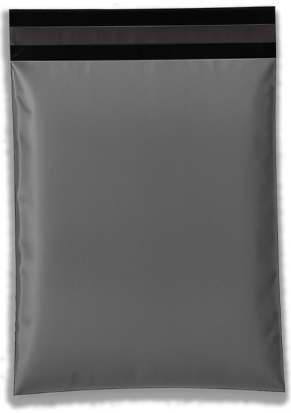 Baskısız Gri Renk Cepsiz 0,5 Mikron 17*23+5 Ölçülerinde Kargo Poşeti 100 Adet Dayanıklı Sızdırmaz Esnek ve Ekonomik Kargo Poşeti