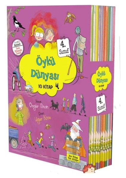 Öykü Dünyası 4. Sınıf 10 Kitap