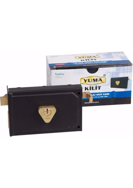Yuma 14 cm Trajlı Kilit Kare YM-602 ( Lisinya )