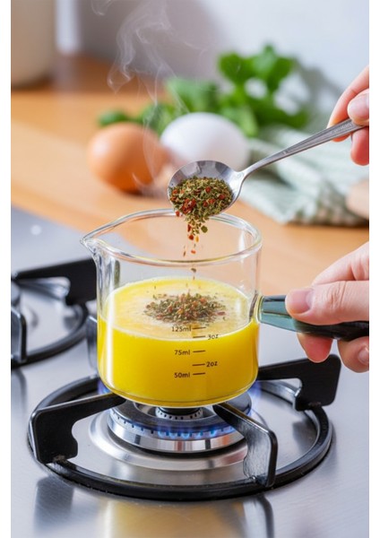 Mini Cam Ölçü Kabı - 125 ml