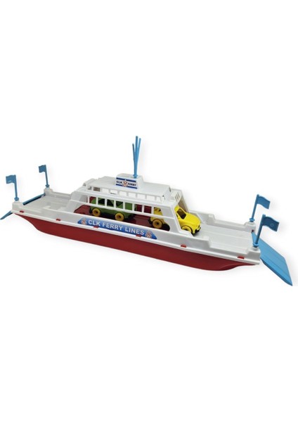 Feribot Araç Taşııyan Gemi 45 cm - Kırmızı (Lisinya) modelleri