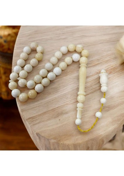 Deve Kemiği Küre Kesim Sistem Püsküllü Tesbih