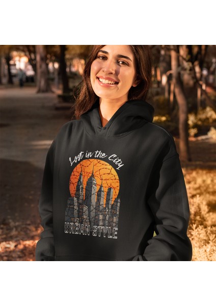 Lost In The City – Urban Unisex Hoodie