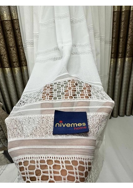 Nivemeshome Jewel 1/3 Sık Pileli Tül Perde Apm modelleri
