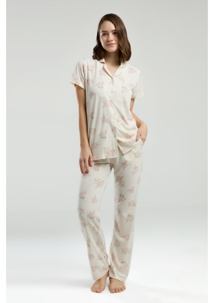 Kadın Gömlek Pijama TAKIMI-9007 fiyatları
