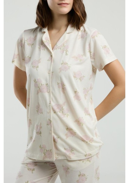 Kadın Gömlek Pijama TAKIMI-9007 fırsatları