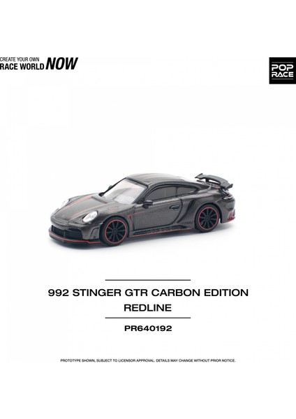 1/64 992 Stinger Gtr Carbon Edition Redline