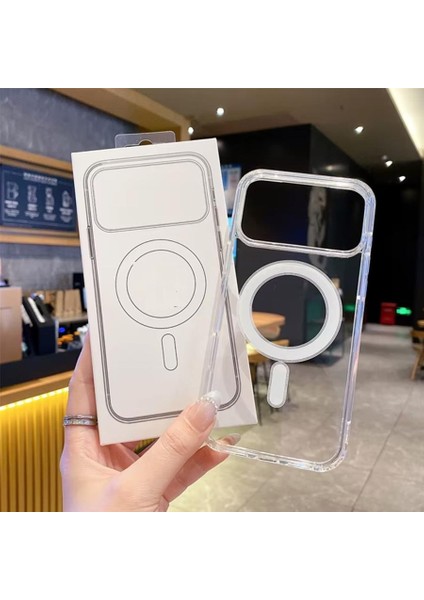 iPhone 17 Pro Max Uyumlu Uygulama Aparatlı 5d Şeffaf Ekran Koruyucu ve Magsafeli Şeffaf Kılıf fiyatları