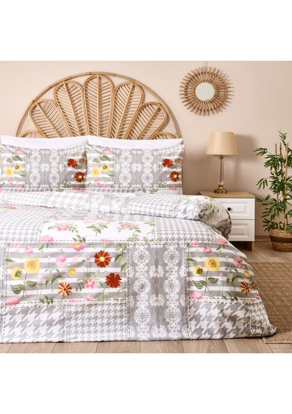 Soft Luna Çift Kişilik Nevresim Takımı - Renkli