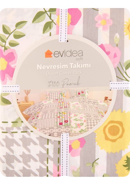 Soft Luna Çift Kişilik Nevresim Takımı - Renkli fırsatları