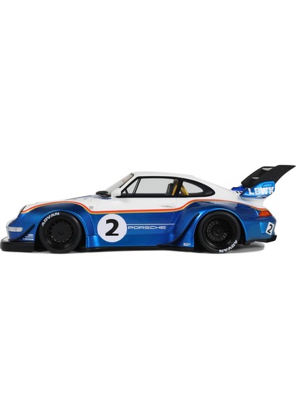 1:18 Gt Spirit 2004 Porsche 911 993 Rwb Lıberty Walk #2 Racıng modelleri