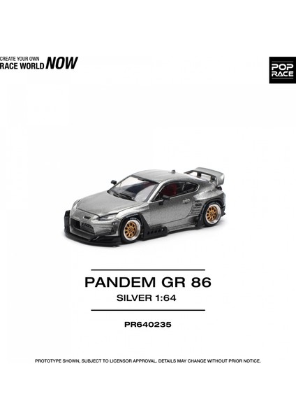 1/64 Pandem GR86 Silver