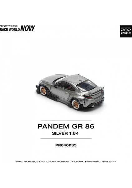 1/64 Pandem GR86 Silver modelleri
