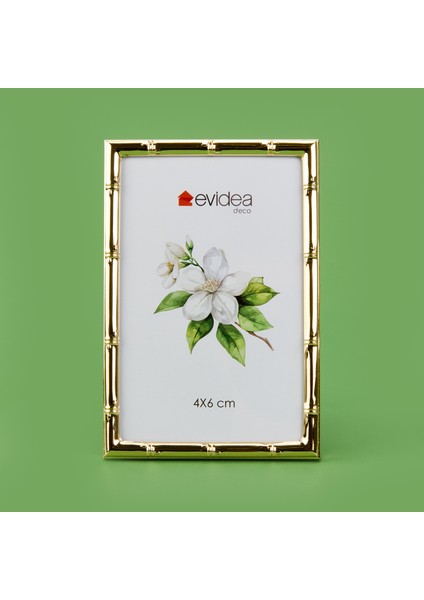 Deco Manarola Metal Fotoğraf Çerçevesi - Gold - 10X15 cm