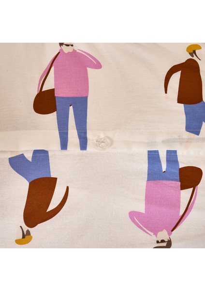 Soft Belum Çift Kişilik Nevresim Takımı - Renkli modelleri