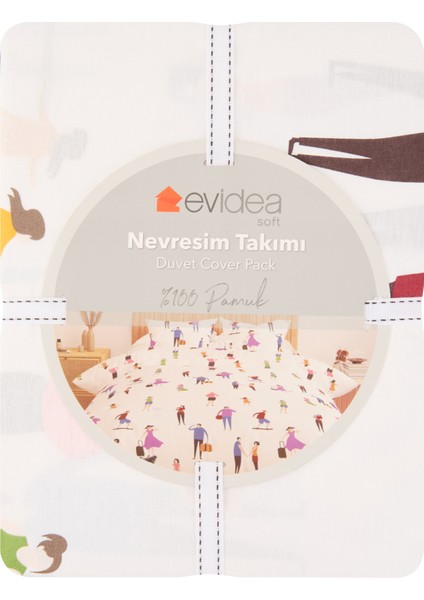 Soft Belum Çift Kişilik Nevresim Takımı - Renkli fırsatları