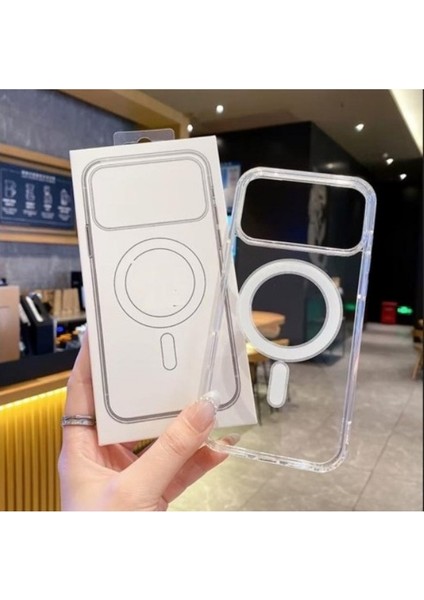 iPhone 17 Pro Max Uyumlu Magsafe Destekli Kristal Şeffaf Kılıf fiyatları