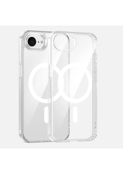 iPhone 13 Uyumlu Magsafe Destekli Kristal Şeffaf Kılıf modelleri